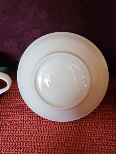 solje za caj: Solje nove,vintaz nemacke pun porcelan. Univerzalne velike — 12