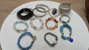 ogrlica sa leptirima: Višeslojna narukvica, Handmade — 1