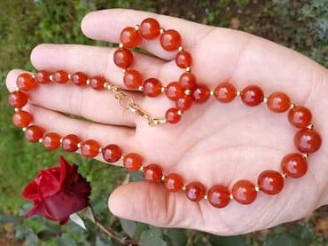 Venčanice i aksesoari: Ogrlica od Karneola 5 Ogrlica od Karneola, poludragi kamen — 4