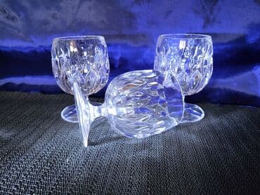 case za zestoko pice: Case nove,kristal,rucni rad Nachtmann Nemacka za zestoko pice 80te — 8