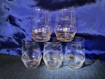 swarovski case za vino cena: Case krislal,gravura Cehoslovacka za vino 1950g.+. Case za vino rucna — 1