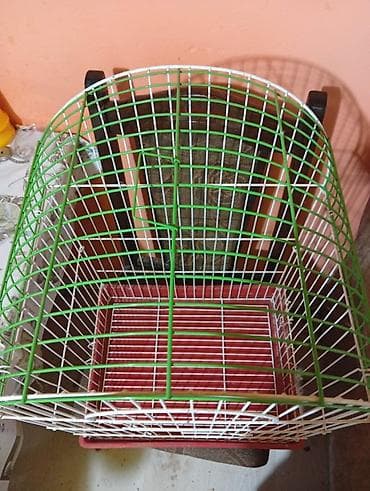kavezi za kanarince: Kavez za ptice sa kupolastim krovom - Materijal: metalna žica sa — 4