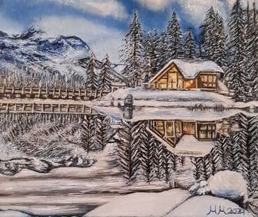 Painting, 20 x 30 cm, New