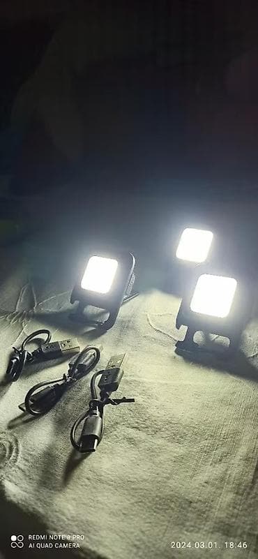 stare peci na drva: Nova USB punjiva Led radna lampa, prenosiva multifunkcionalna — 2
