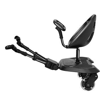 crne lakovane cipele zenske: KIKKA BOO univerzalni dodatak za kolica za drugo dete – ALLY XL, black — 3