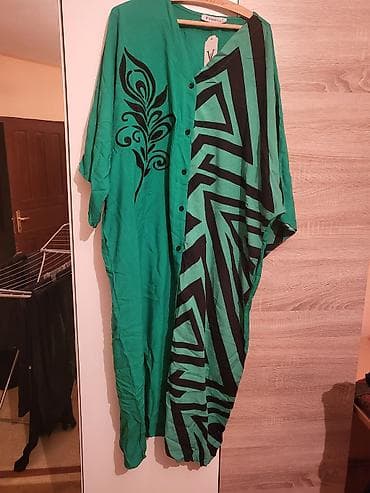 Dugačka kimono košulja/haljina sa dugmadima – Viki Woman - Model