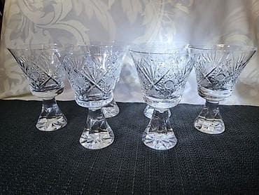 case za mladence uradi sam: Case kristal rucni rad Rogaska Slatina iz 70ih god. Case rucna — 6