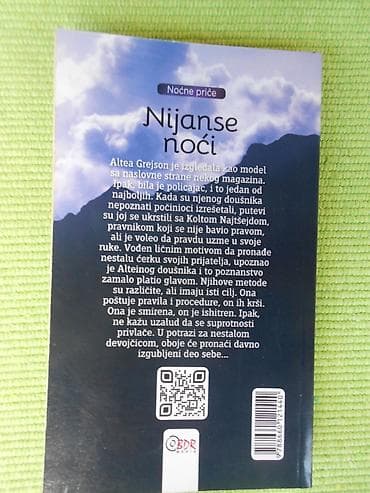 kupujem prodajem torbe: Prodajem roman Nore Roberts "Nijanse noći". Kao nov. Slanje BEKSom — 2