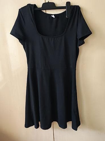 Haljine: Crna haljina – Elan M, veličina M - Klasična crna mini/kolenasta — 1