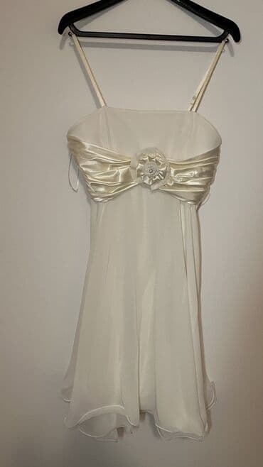 bajkerska jakna sa krznom: L (EU 40), color - White, Evening, With the straps — 6