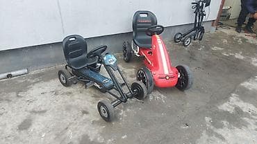 Dečiji pedali go-kartovi – 2 modela - Model 1: Crveni „Abarth”