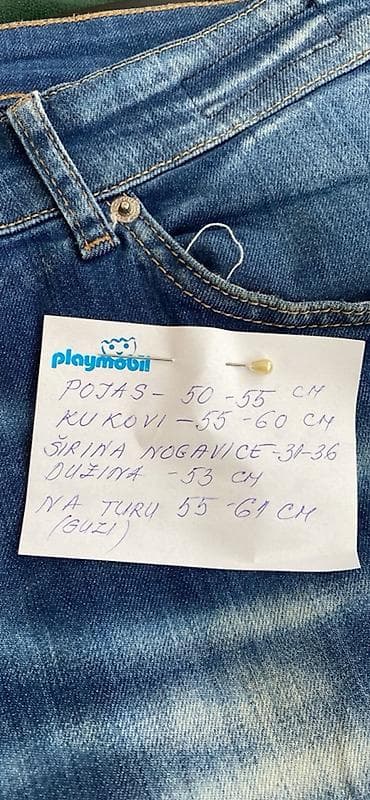 karirane pantalone za muskarce: Muške teksas bermude DSQUARED2 “ICON” - Model: klasične bermude od — 6