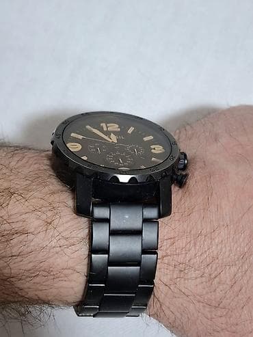 satovi esprit: Fossil muški ručni sat – crni hronograf - Kućište u crnoj završnoj — 2