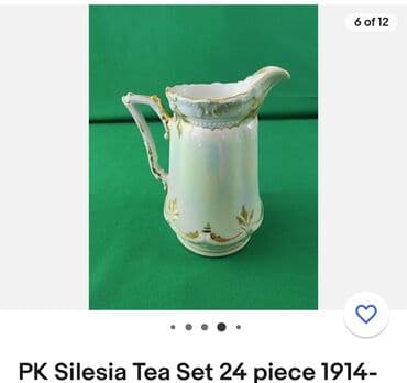 Čajnici: Bokal porcelan,sedef glazura 1914 do 1918godina. Bokal je — 2