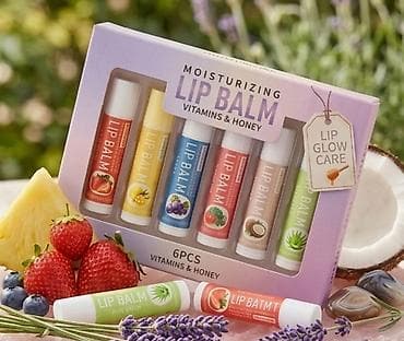 Set hidratantnih balzama za usne – Vitamins & Honey, 6 kom -