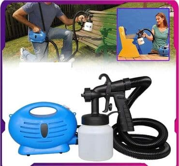 Ručni kompresor za jednostavno krečenje. Praktičan za korišćenje