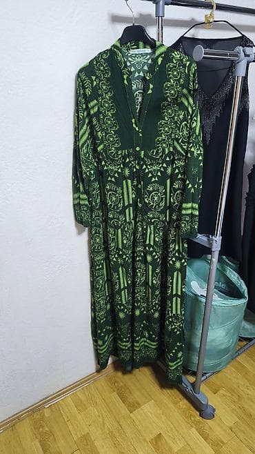 haljine u etno stilu: Boho maxi haljine sa etno printom - Model: široka, lepršava maxi — 1