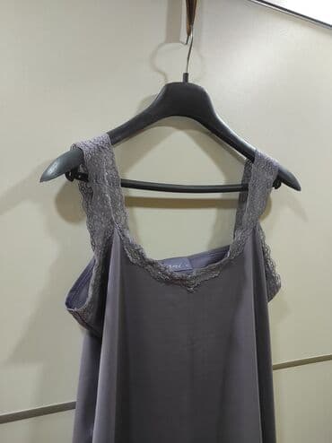 crop top c a: 3XL (EU 46), Poliester, bоја - Siva — 2
