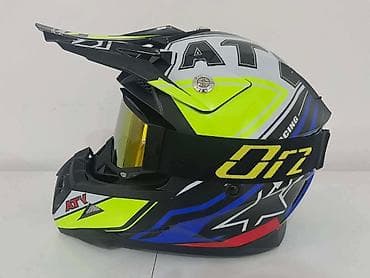 prijevoz skutera: Kaciga za motokros/ATV sa naočarima – YEMA Racing - Tip: integralna — 1
