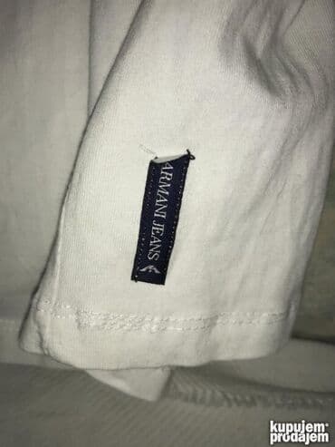 Beauty & Care: ARMANI duks L 98% cotton 2% elastin Ramena 48cm 75cm rukav 65cm — 2