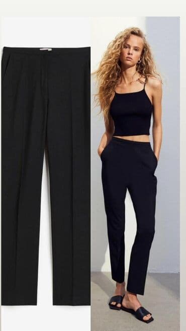 M, Normalan struk, Ravne nogavice