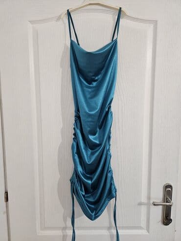 srebrne ogrlice sa cirkonima: One size, color - Turquoise, Cocktail, With the straps — 1