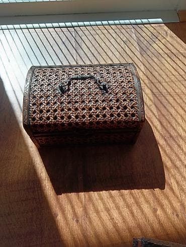 petrolej za fenjer: Ručno rezbarene drvene kutije za nakit/sitnice - Materijal: puno drvo — 4