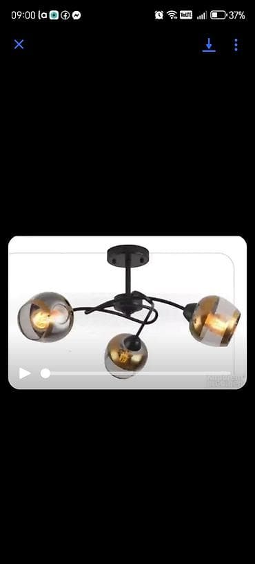 plafonske lampe: Plafonska lampa sa 3 svetiljke – moderni dizajn - Tip — 3