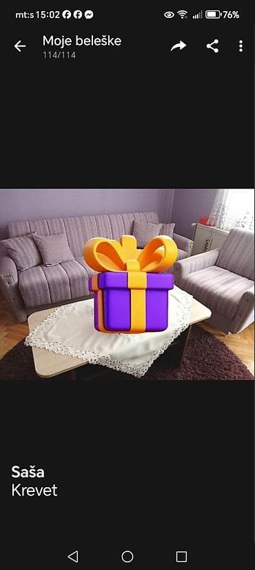 Na prodaju dva klik-klak troseda (KAO NOVI) + dve fotelje – komplet
