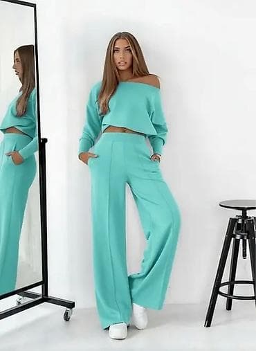 sandale tom tailor: Fa, Damski komplet – bluza i pantalone širokog kroja - Dvodijelni — 1