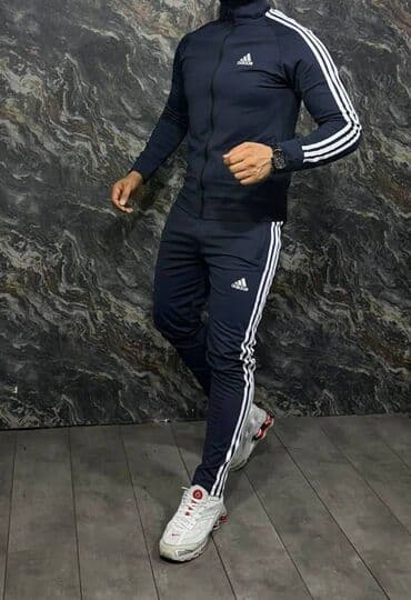 muške zimske jakne c a: Adidas muška trenerka komplet ravna nogavica Novo Mokra likra — 3