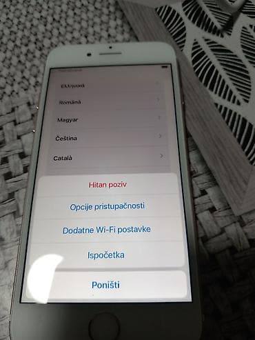 apple 160k 180k prokuo: Apple iPhone 6, roze-zlatna boja (Rose Gold). Model A1778. - Ekran — 10