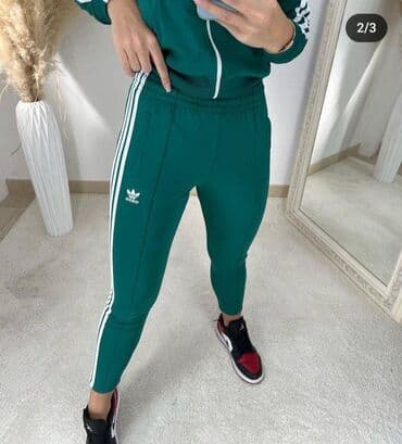 ženske pidžame c a: Trenerka ženski donji delovi Adidas Novo Mokra likra Veličine s m l — 8