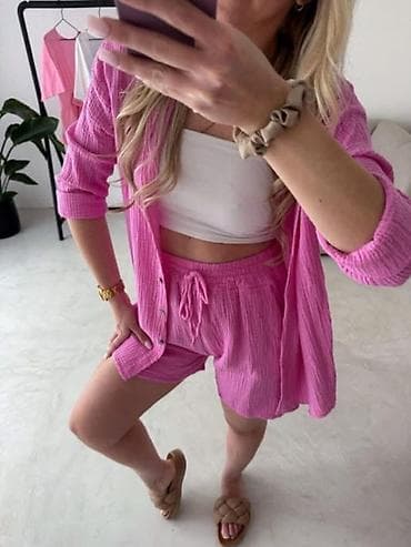 tommy hilfiger d: Komplet košulja i šorc - Dvodijelni set: široka košulja na dugmad i — 4