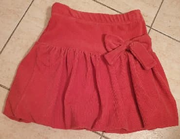 patike za fudbal sa čarapicom: Plisana balon zimska ali i prolecna i jesenja suknja crvena - roze — 4