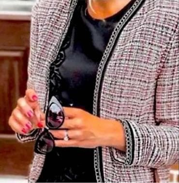 Kućna odeća: Zara tvid sako, prelep i za elegantne i za sportske kombinacije, XS — 1