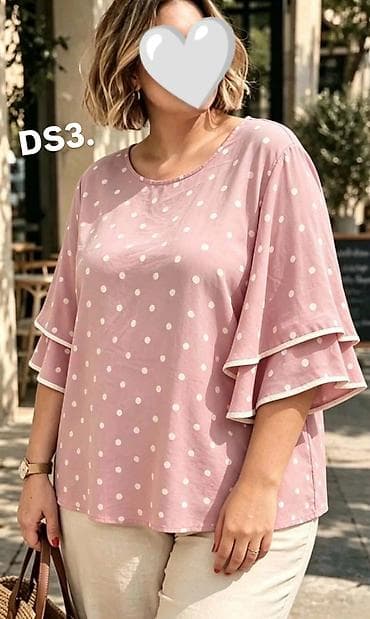 majci: Majica/tunika za punije
2XL 3XL 4XL
Cena : 2350 dinara 👜 — 1