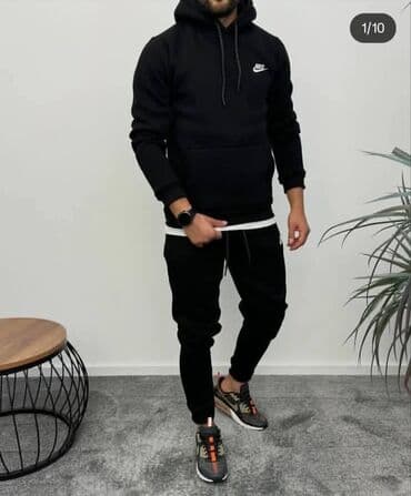 los angeles trenerka: Komplet, 2XL, Nike, bоја - Tamnoplava, Pamuk — 5