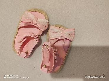 boho stil boho haljine prodaja: Bebi sandale – roze - Model: letnje bebine sandalice sa otvorenim — 1