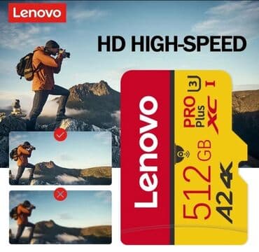 mini sporet na plin sa rernom: Mikro kartica Lenovo 512 GB 4k otporna na vodu i padove na tepm - 30 — 2