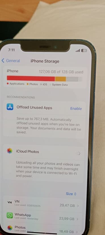 pec na drva polovne: Apple iPhone iPhone 12, 128 GB, Blue, Face ID — 2