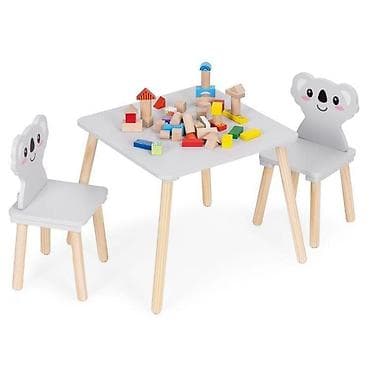 Setovi stolova i stolica: Dečiji set nameštaja Koala – sto + 2 stolice, ECOTOYS Šifra — 5