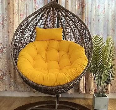 makita mala brusilica cena: Veliki okrugli jastuk sa naslonom za glavu za viseću „egg“/ljuljašku — 2