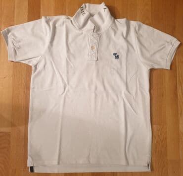 zimske jakne c a: ABERCROMBIE FITCH New York, bela polo majica sa kragnicom, muscle — 4
