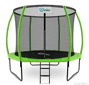 forma ideale posteljine: Inlea baštenski trampolin sa zaštitnom mrežom - Prečnik: veliki — 2
