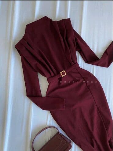 haljine za punije novi sad: Bоја - Bordo, Večernji, maturski, Dugih rukava — 1