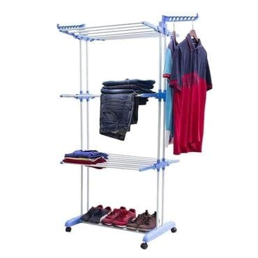 postolje za cvece: Susac za ves 40kg nosivost Susac na 3nivoa Metalna konstrukcija i jaka — 1