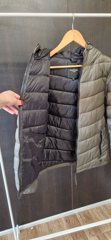 Farmerke: Zimska jakna S, Pierre Cardin, bоја - Maslinasto zelena — 5