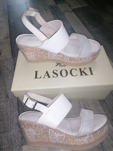 cipele sa platformom na stiklu: Sandals, Lasocki, 37 — 1