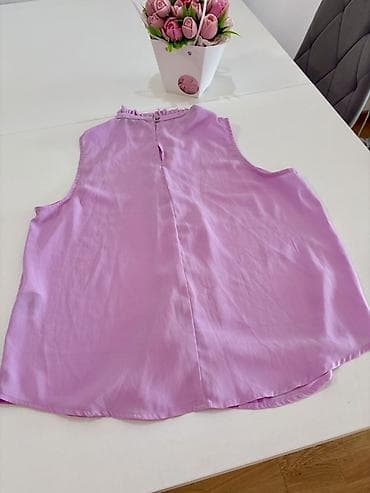 mango kosulje: Ženska bezrukavna bluza Terranova – veličina XL - Boja: nežna lila - — 2